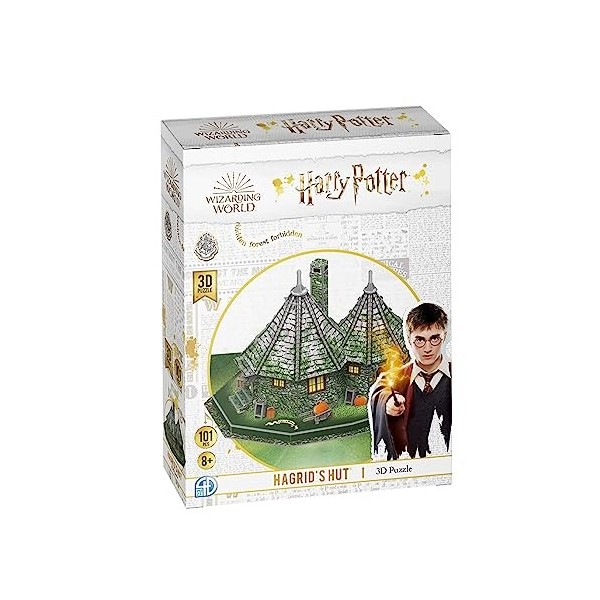 University Games 08482 Harry Potter Hagrids Hut 3D Puzzle