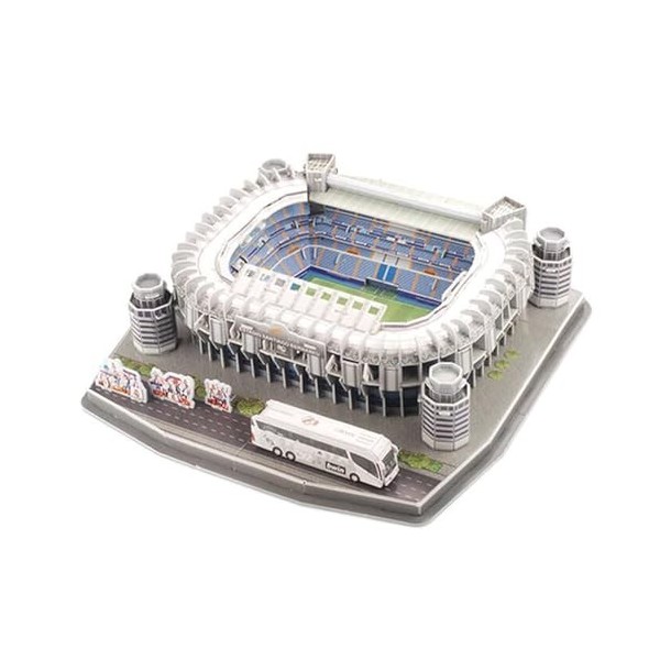 Georgie Porgy 3D Stade de Football Puzzle DIY Jouets de Construction Ensembles pour Enfants Bernabeu 160pcs 