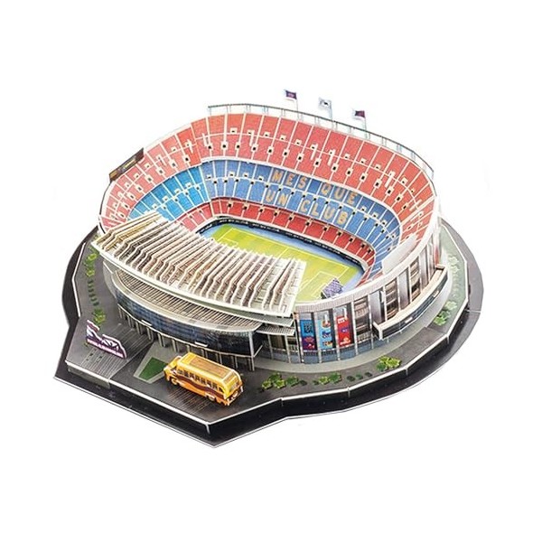 Georgie Porgy 3D Stade de Football Puzzle DIY Jouets de Construction Ensembles pour Enfants Bernabeu 160pcs 