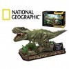 Party town- National Geographic Tyrannosaure Jouets 3D Enfants 8 Ans ou Plus, Puzzle T Rex, Jeux de Dinosaures, 8436598031430