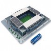 Aida Bz Sport Stade modèle 3D, Cornella Stade Espanyol Modèle Fans Souvenir Bricolage Puzzle, 14" X 11.8" X 2"