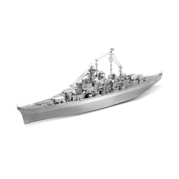 Piececool Puzzle 3D en Metal pour Adulte-Cuirassé Bismarck Maquette Metal Model Kit Puzzle 3D Bateau Puzzle en Metal