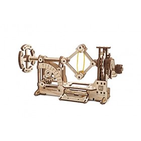 UGEARS STEM Tachymètre Model Kit – Puzzles en Bois 3D créatifs pour Adultes, Adolescents et Enfants – Kit de Science mécaniqu