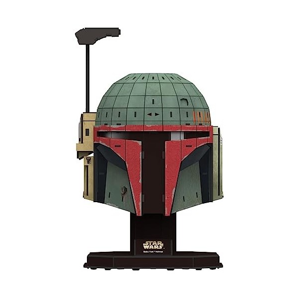 4D Cityscape Star Wars Kit de modélisation en papier 3D casque Mandalorian Boba Fett Helm 