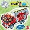 Educa - Puzzle 3D Studio 3D Camion des Pompiers, Puzzle pour Enfants Casse-tête pour Développement, Agilité et Amusement les