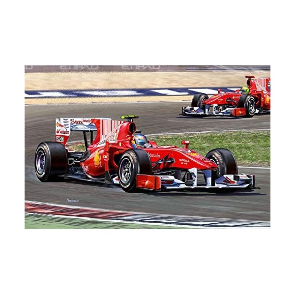 Puzzle Collection 300 Pièces, Puzzle 3D, Voiture De Course Rouge, Équipe De Formule 1