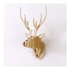 JHWSX Deer Head Antler 3D Puzzle, Créatif Moderne Simplicité Bricolage Art Papier Renne Salon Fond Paroi Décoration Color : 