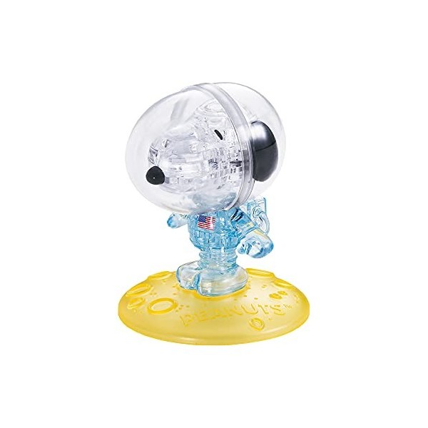 HCM Kinzel Puzzle Crystal Snoopy Astronaute 90427