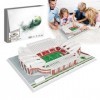 IXYHKB Casse-tête 3D de stade de football Old Trafford - 131 pièces - Puzzle de stade de football 3D Manchester United - Kit 