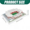 IXYHKB Casse-tête 3D de stade de football Old Trafford - 131 pièces - Puzzle de stade de football 3D Manchester United - Kit 