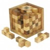 Namesakes® Puzzle Cube en Bois 3D - Casse-tête Amusant pour Adultes et Adolescents - Jeu de Bureau Amusant - défi de Puzzle g