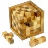 Namesakes® Puzzle Cube en Bois 3D - Casse-tête Amusant pour Adultes et Adolescents - Jeu de Bureau Amusant - défi de Puzzle g