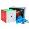 Aigidusansu Moyu Meilong M Cube magique magnétique 5 x 5 x 5 - Cube de vitesse professionnel MFJS 5 x 5 x 5 - Sans autocollan