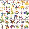 TOMYOU Creative Toy Building Blocks Set - 100 PCS Construire Puzzle Jouets pour Enfants Tout-Petits STEM Éducatifs Enfants Co