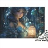 Blue Dress Beauty Classique 3D Puzzle Puzzle 500 Pieces Adultes Et La Jeunesse Elaborate Clothing Cute Cartoon Design Style S
