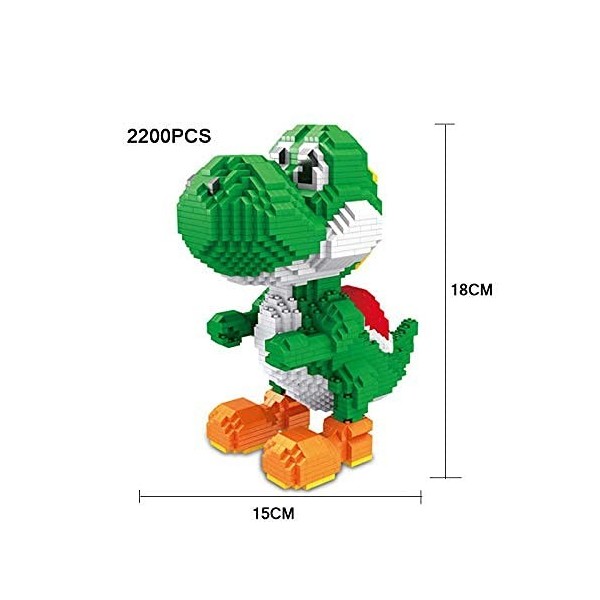 RSVT Mini Bâtiment Bloc Nano Briques Assembly Jouet Modèle De Personnage pour Enfants Jouets Éducatifs pour Enfants,Dinosaur