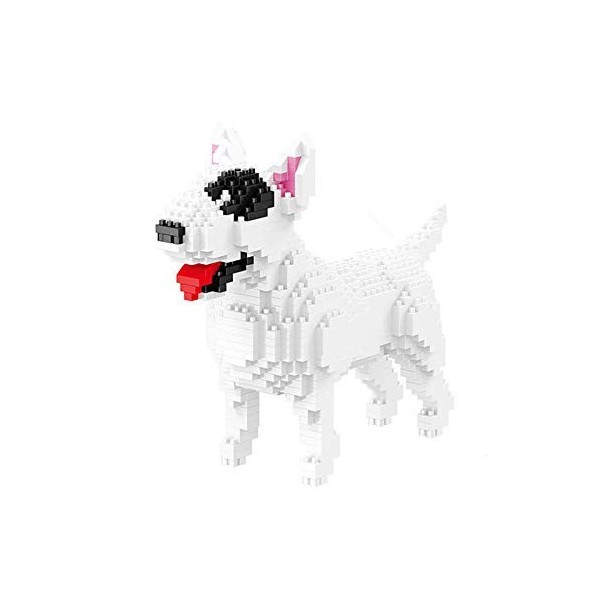 Micro Chien Modèle Bloc de Construction Ensemble DIY 3D Puzzle Jouets éducatifs Cadeau pour Enfants Adultes,B