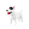 Micro Chien Modèle Bloc de Construction Ensemble DIY 3D Puzzle Jouets éducatifs Cadeau pour Enfants Adultes,B