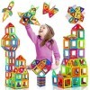 Construction Magnetique Enfant 3 4 5 6 Ans Garcon Fille 38PCS Blocs Jouet Jeux de Construction Cadeaux Danniversaire de Noël