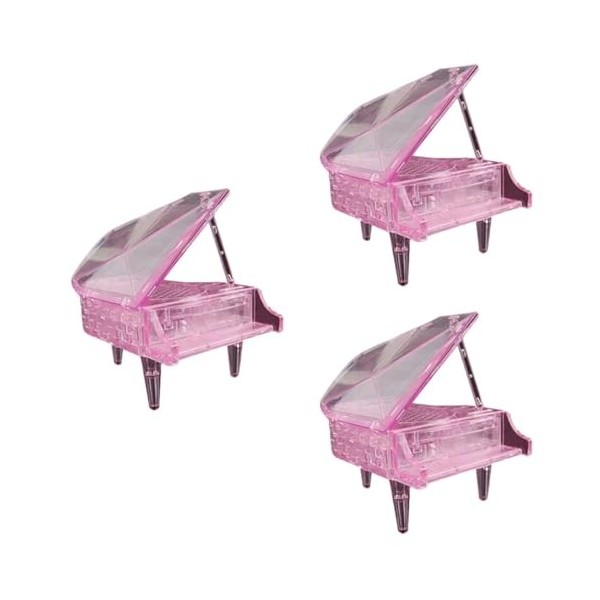 Amosfun Casse-tête De Piano 3D Jouet Éducatif De Piano Jouet De Montage Cadeaux De Bricolage pour Les Filles Jouet De Puzzle 