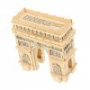 Abaodam 1 Ensemble Puzzle Modèle De Bâtiment DArchitecture Arc De Statue Modèles De Repère Arc De Modèle Puzzles en Bois Kit