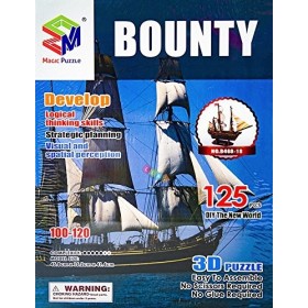 LEAN Créatif 3D Puzzle Big Ship Bounty 125pcs