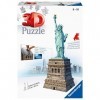 Ravensburger - Puzzle 3D Building - Statue de la Liberté - A partir de 8 ans - 108 pièces numérotées à assembler sans colle -