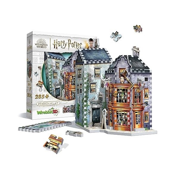 Wrebbit3D , Diagon Alley Collection: Weasley Wizards Wheezes 285pc , 3D Puzzle , Ages 14+