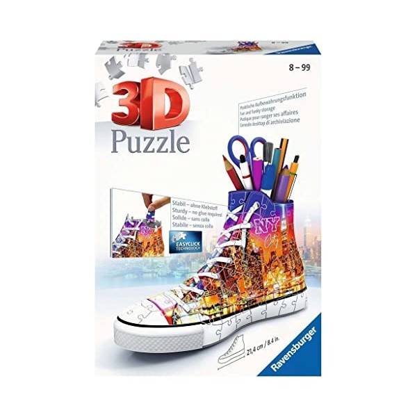 Ravensburger 3D Puzzle Baskets Skyline, 11152, Multicolore