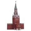 Keranova keranova219 19 x 11 x 32 cm Papier Clever Historique Bâtiments spasskaya Puzzle 3D Tower Kremlin Moscou