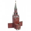 Keranova keranova219 19 x 11 x 32 cm Papier Clever Historique Bâtiments spasskaya Puzzle 3D Tower Kremlin Moscou