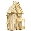 CUTEROOM Fantasy Villa - Puzzle 3D en Bois Kit de Construction Chambre et Meubles Mignons