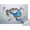 Effet 3D Papillon 1000 Pièces, DIY Puzzle, Divertissement Créatif, Cadeau, Amuesment, Puzzles Classiques Animal en Bois 100