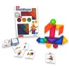 JUEGACONMIGO KEBO Tangram Magnétique 3D Jeu éducatif Puzzle avec 14 Blocs de Construction et 54 défis à relever Extended 