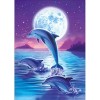 Puzzle Adulte 1000 Pièces dauphin-1000 Meilleur Cadeau Pour Adultes et Enfants Artisanat Cadeau Famille Puzzle Classique 3D P