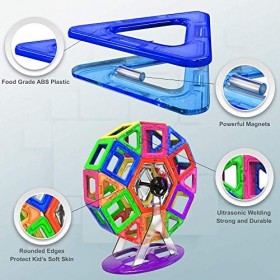 Blocs de Construction Magnétiques – Cadeaux de Luxe pour Les Enfants – Blocs de constructions aimantés - Jeux pour garçons et