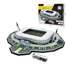 Kits de Construction de modèles de Jouets de Puzzle de Petit Stade de Football 3D pour Les Enfants Stade de Turin 