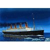 YANCONG Puzzle Collection 300 Pièces, Puzzle 3D, Titanic De Nuit, Bateau À Vapeur Transatlantique Décoration Murale 38X26Cm