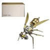 Lookin Lot de 100 puzzles en métal 3D - Mouche à fruits - Steampunk - Insecte - Bricolage - Puzzle 3D - En métal - Pour adult