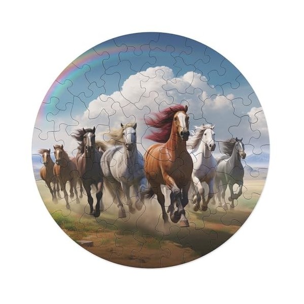 Starlight cerf Puzzles Adulte 195 Pieces Cadeau Famille Puzzle Classique 3D Puzzle EnfantsJouet en Bois Cadeau Unique Décorat