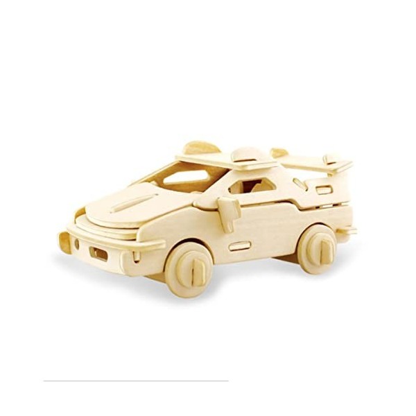 TOYANDONA 3 Pièces Puzzles 3D en Bois pour Adultes Jouets De Puzzle dautobus Assemblage De Mer Rover Bateau De Simulation Pu