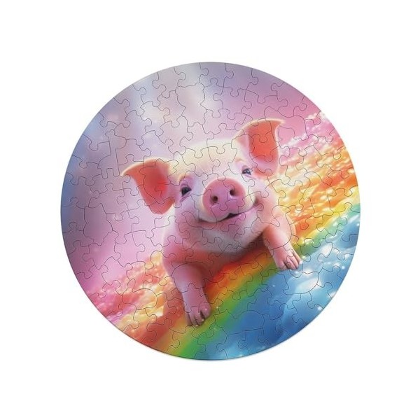 Cute Dinosauree Puzzles Adulte 195 Pieces Cadeau Famille Puzzle Classique 3D Puzzle EnfantsJouet en Bois Cadeau Unique Décora