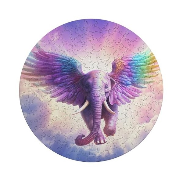 Cute Dinosauree Puzzles Adulte 195 Pieces Cadeau Famille Puzzle Classique 3D Puzzle EnfantsJouet en Bois Cadeau Unique Décora