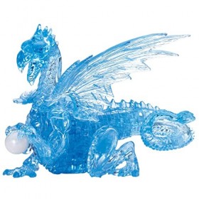 3-D Licensed Crystal Puzzle -Blue Dragon