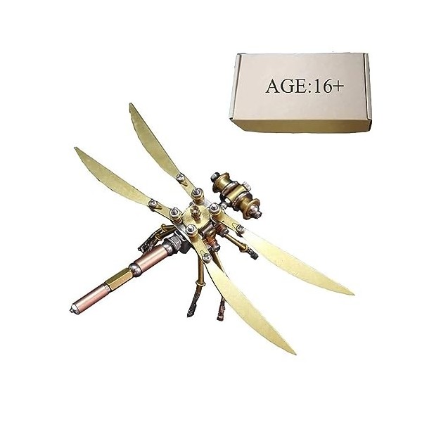 JoyMate Wasp Puzzle 3D en métal pour adultes, puzzle mental steampunk, kit de modélisme, bricolage mécanique insecte puzzle a