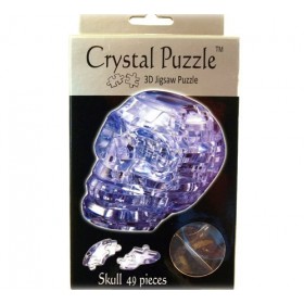 Eurowebb Puzzle 3D Forme tête de Mort translucide