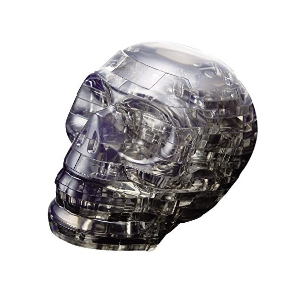 Original 3D Crystal Puzzle - Skull Black by Bepuzzled