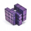 GAN Mirror M Cube, 3 x 3 M Cube de vitesse Violet Gan Mirror Blocks Magnetic Cube Puzzle