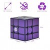 GAN Mirror M Cube, 3 x 3 M Cube de vitesse Violet Gan Mirror Blocks Magnetic Cube Puzzle