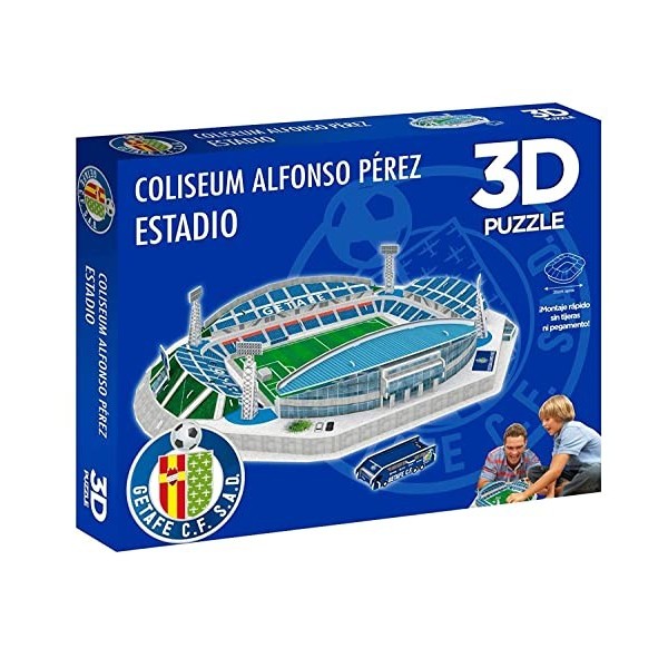 Eleven Force Producto Oficial National Soccer Club Puzzle 3D Coliseum Alfonso Pérez Produit Officiel Getafe CF , 13446